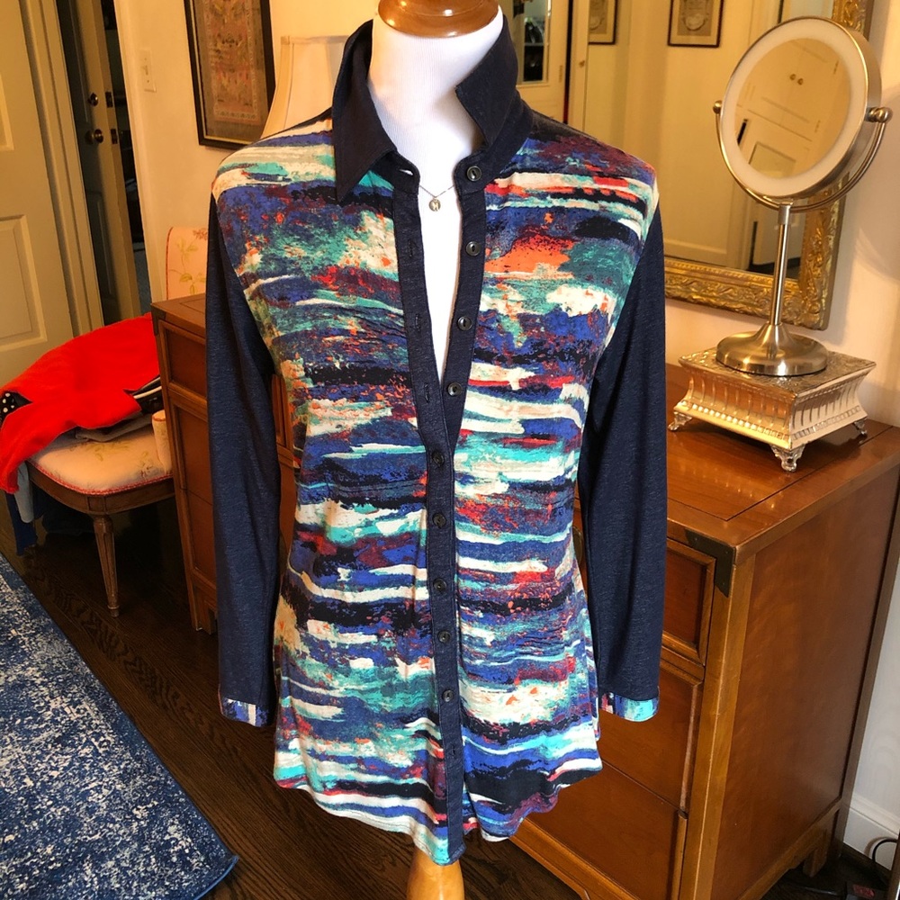 Parsley & Sage colorful tunic top